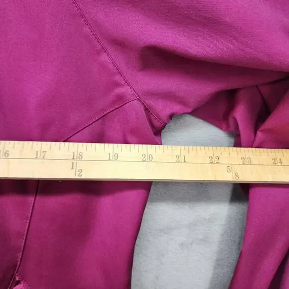 Nike Burgundy Tracksuit Womens Windbreaker XL Jacket + Large Pants Jogging Set - Picture 9 of 16